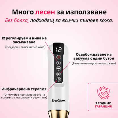 SheGlow™ PRO – комплект за премахване на целулит