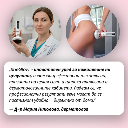 SheGlow™ PRO – комплект за премахване на целулит